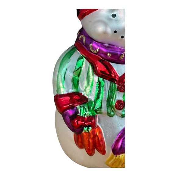 Brass Key Snowman Ornament Christmas Treasures Classic Woodland Snowman Ornament - Picture 12 of 14